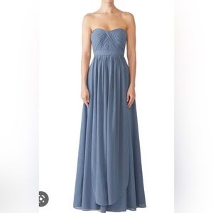 Jenny Yoo convertible dusty blue dress